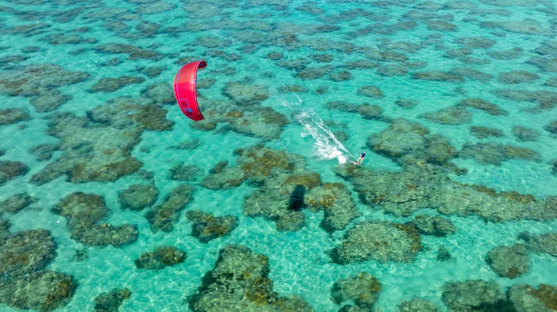 Kitesurf nos parrachos · Rio do Fogo · litoral norte