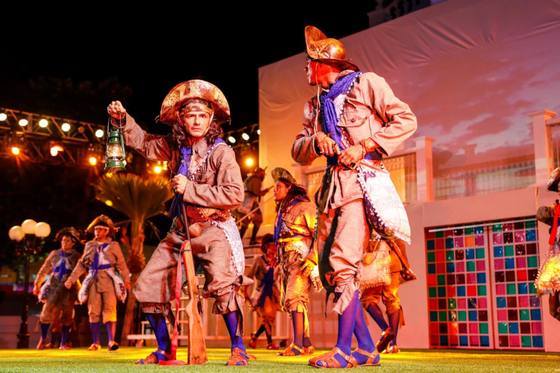 Chuva de Bala no País de Mossoró · Adro da Capela de São Vicente · open-air cast · 1927 resistance